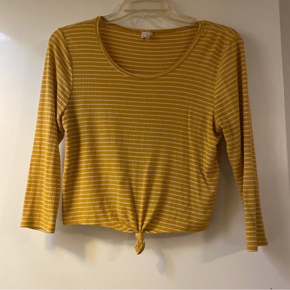 Sky and Sparrow Tops - Sky & Sparrow Long Sleeve Striped Tee